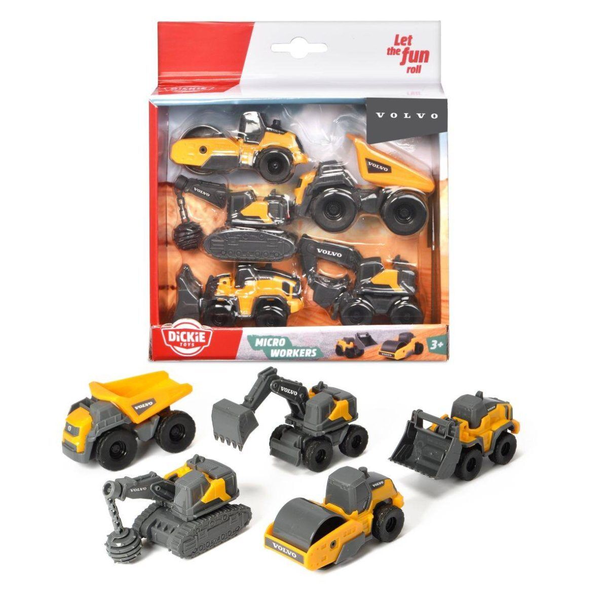 Set delovnih vozil VOLVO, Dickie