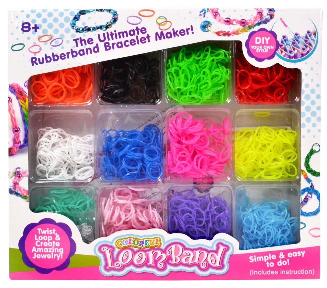 Set za izdelovanje zapestnic LOOM BAND
