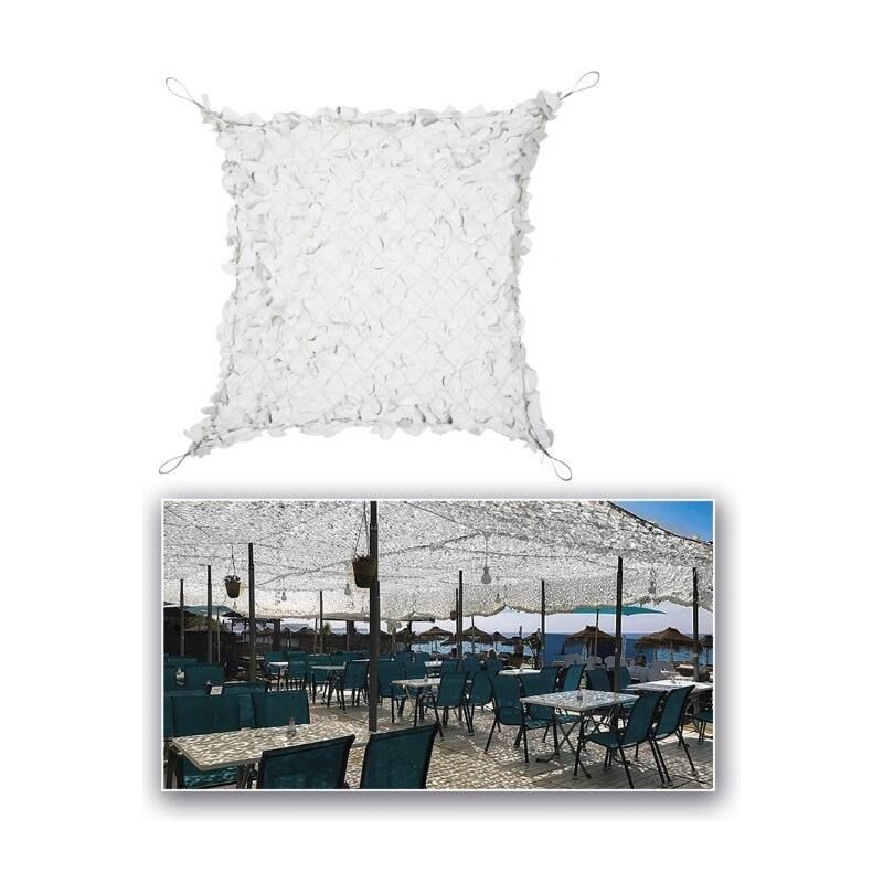 Mreža za senco, MILTEC 5×5, BELA