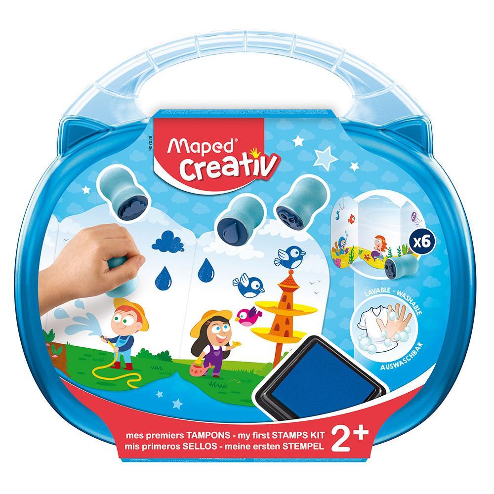 Kreativni set MAPED, štampiljke narava