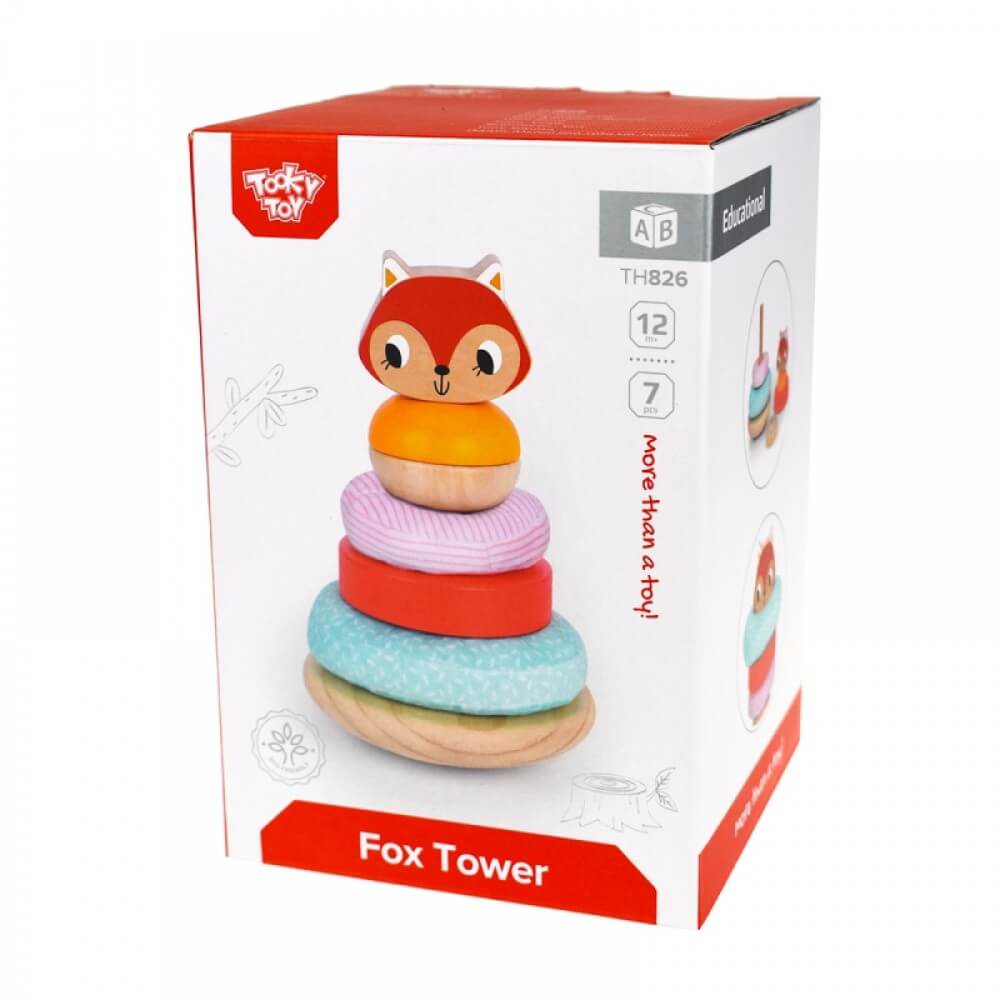 Leseni stolp lisička, TOOKY TOY