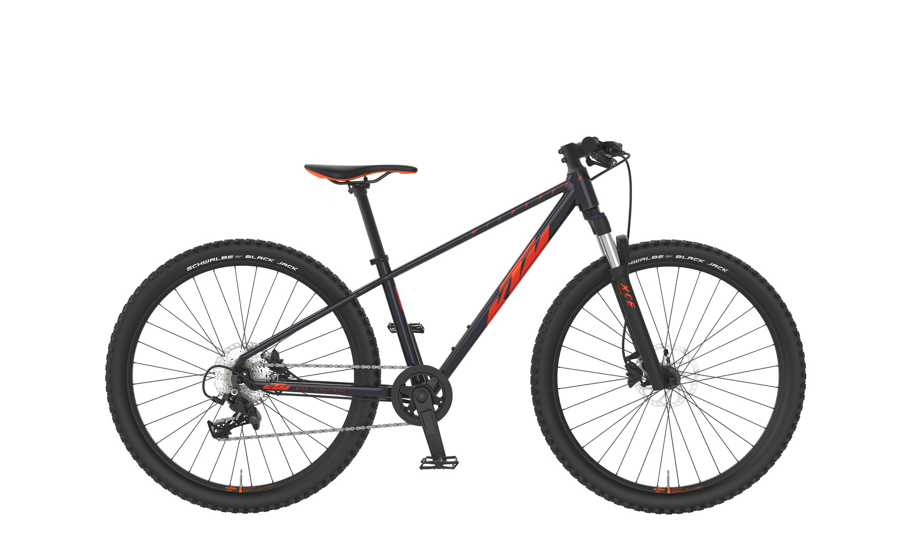 Otroško kolo KTM WILD SPEED DICS 26, črn