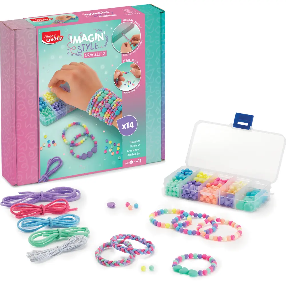 Kreativni set MAPED, zapestnice mehurčki